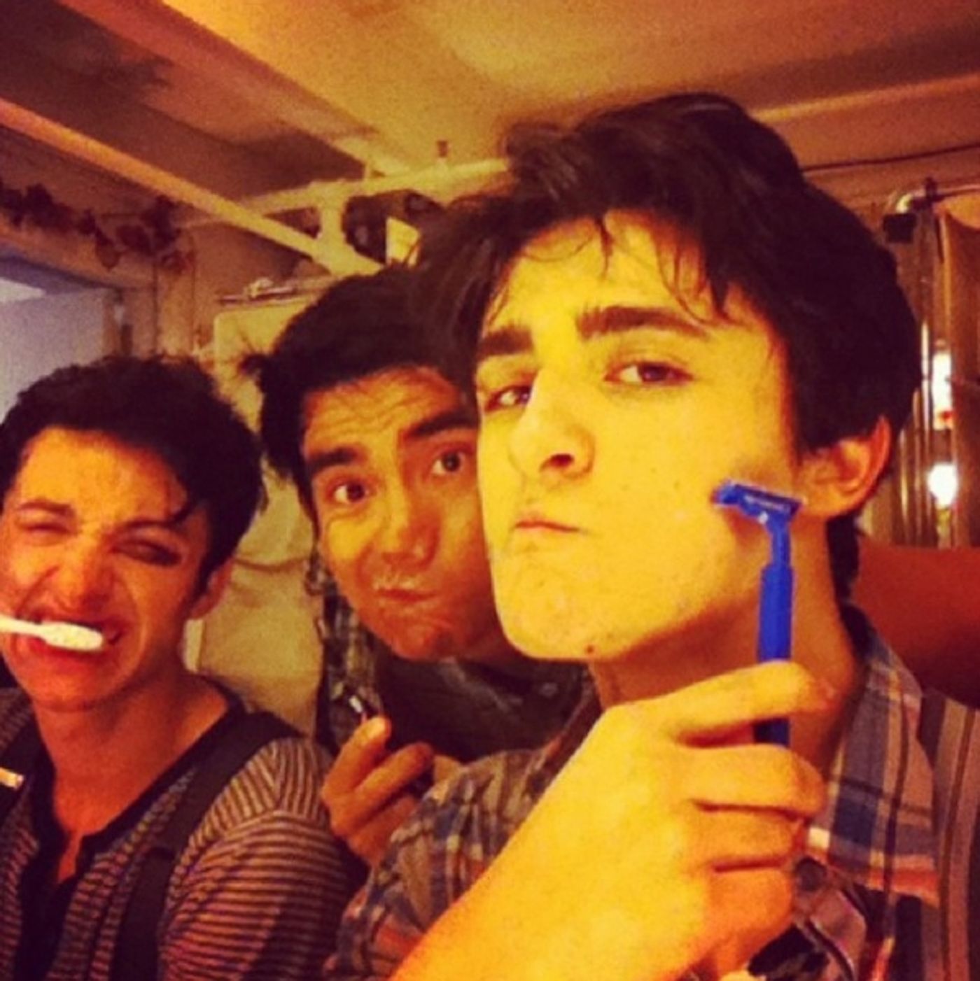 Photo Flash: Saturday Intermission Pics, Nov 16 - Goodspeed's 'HAPPY FELLA' Sends Love to the Philippines; Keenan-Bolger in FAMILY FURNITURE & More! Image