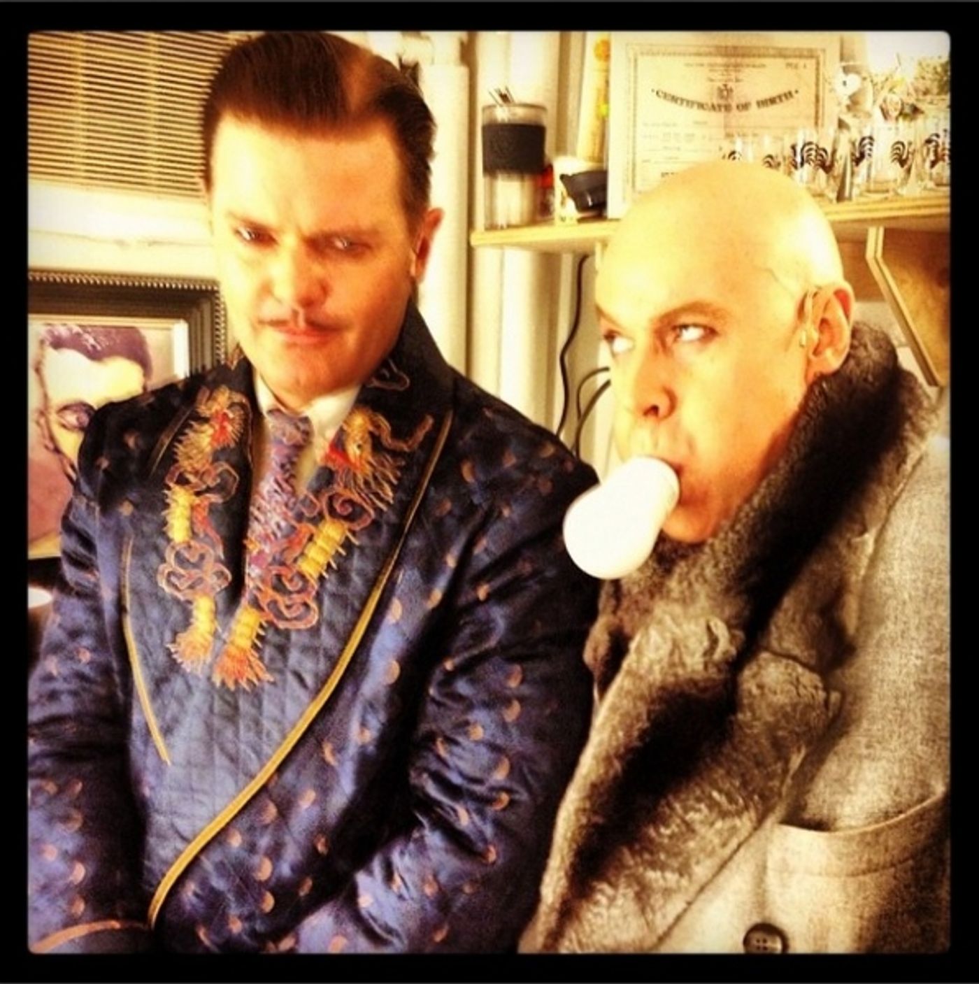 Photo Flash: Saturday Intermission Pics, Nov 16 - Goodspeed's 'HAPPY FELLA' Sends Love to the Philippines; Keenan-Bolger in FAMILY FURNITURE & More! Image