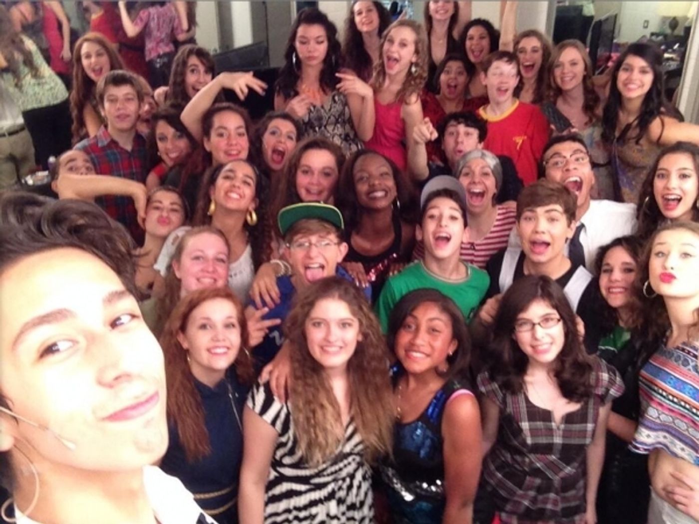 Photo Flash: Saturday Intermission Pics, Nov 16 - Goodspeed's 'HAPPY FELLA' Sends Love to the Philippines; Keenan-Bolger in FAMILY FURNITURE & More! Image