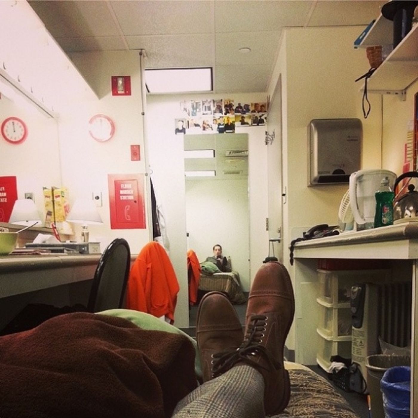 Photo Flash: Saturday Intermission Pics, Nov 16 - Goodspeed's 'HAPPY FELLA' Sends Love to the Philippines; Keenan-Bolger in FAMILY FURNITURE & More! Image