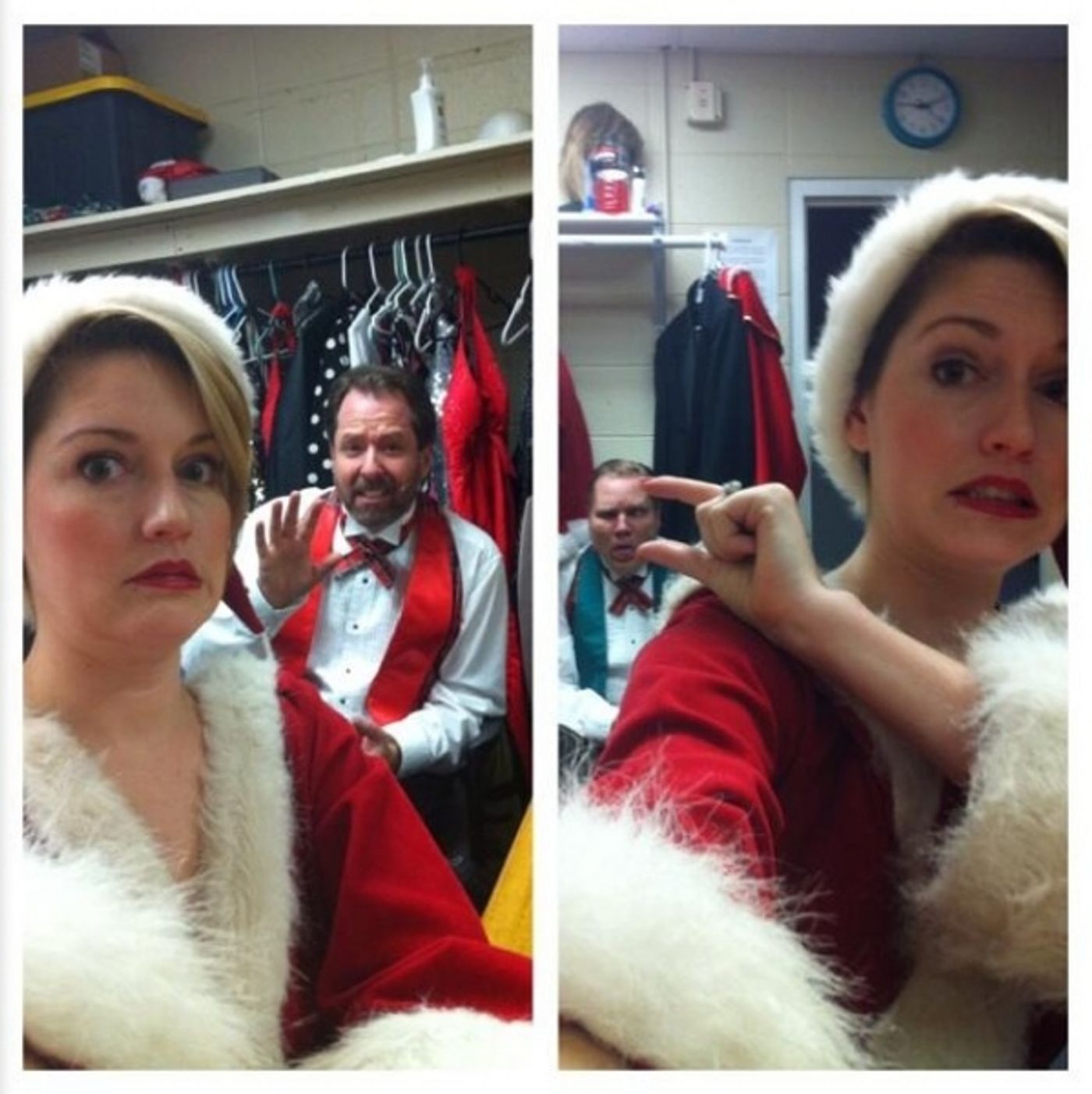 Photo Flash: Saturday Intermission Pics, Nov 16 - Goodspeed's 'HAPPY FELLA' Sends Love to the Philippines; Keenan-Bolger in FAMILY FURNITURE & More! Image