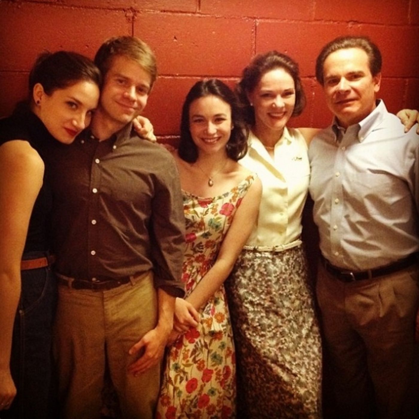 Photo Flash: Saturday Intermission Pics, Nov 16 - Goodspeed's 'HAPPY FELLA' Sends Love to the Philippines; Keenan-Bolger in FAMILY FURNITURE & More! Image