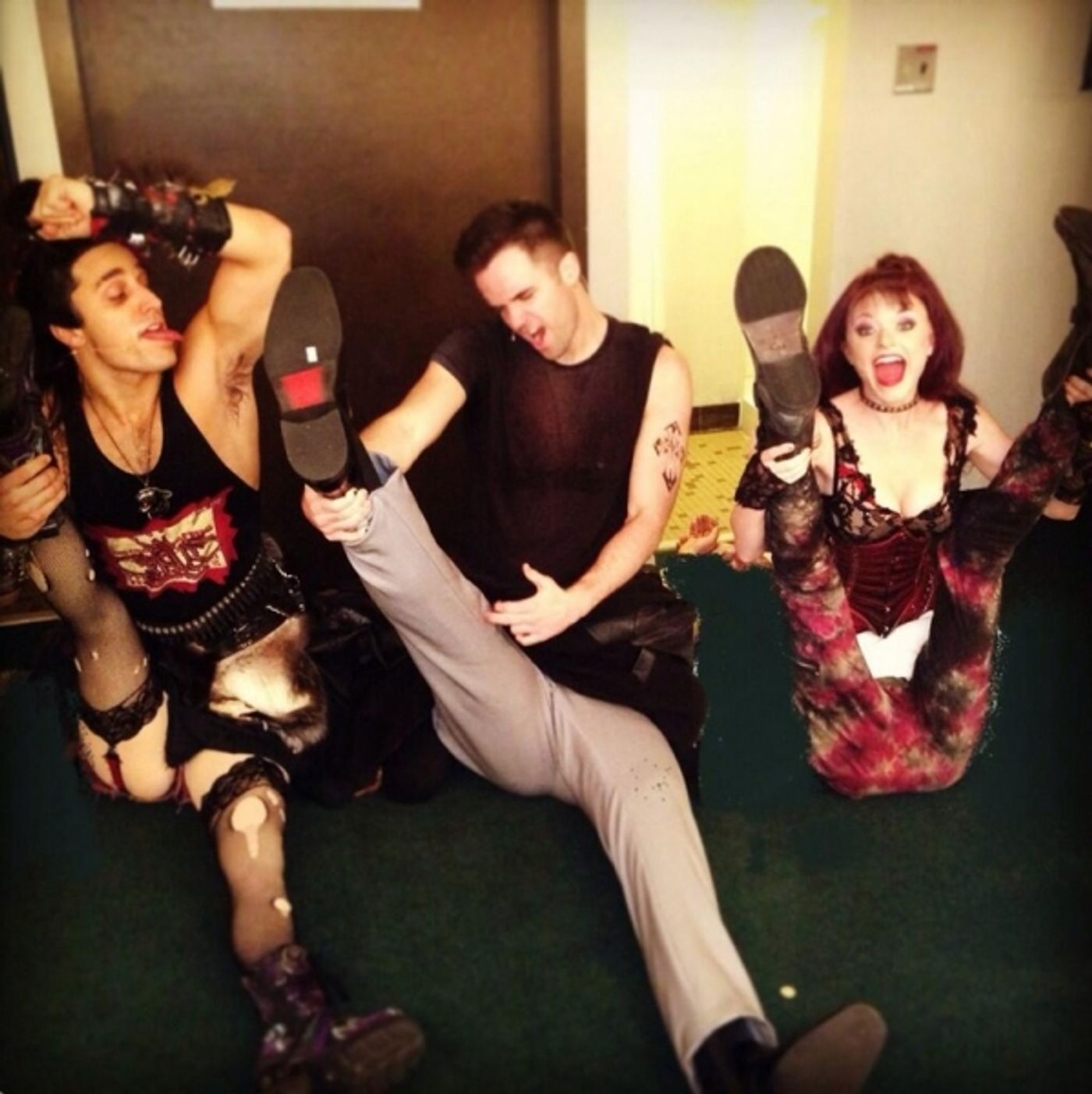 Photo Flash: Saturday Intermission Pics, Nov 16 - Goodspeed's 'HAPPY FELLA' Sends Love to the Philippines; Keenan-Bolger in FAMILY FURNITURE & More! Image