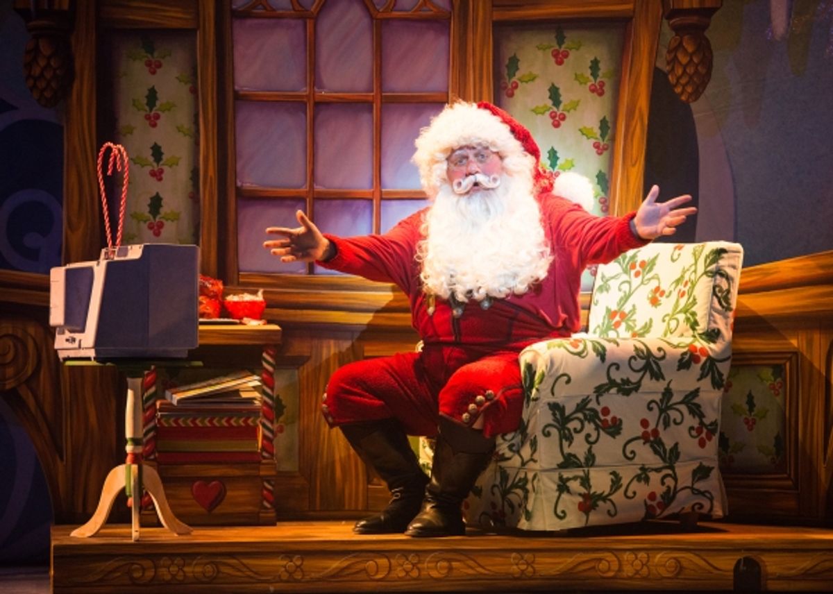 Ken Clement as Santa  at 