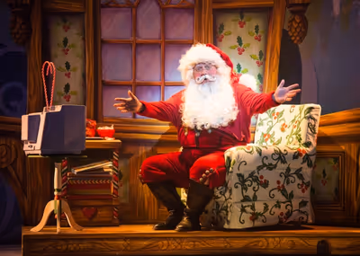 Ken Clement as Santa  Photo
