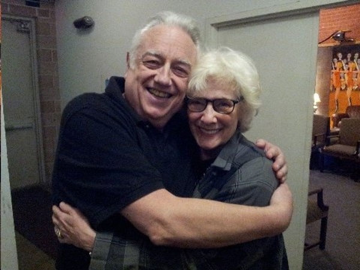 Backstage with darling Betty Buckley. at 