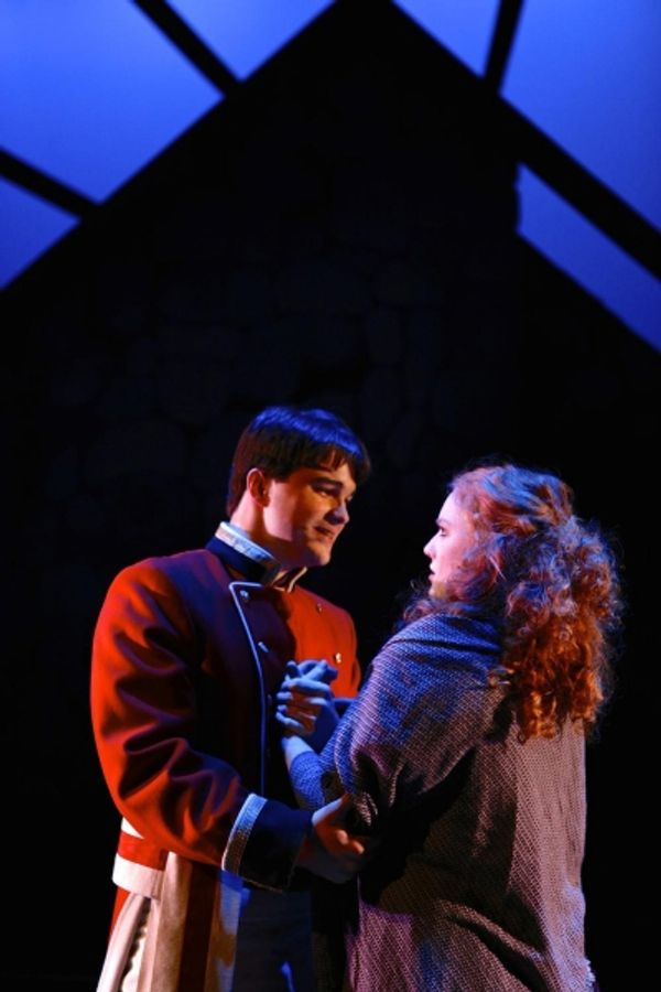Derek Boyer Goh (Lt. Yolland) and Whitney Crowder (Maire) Photo