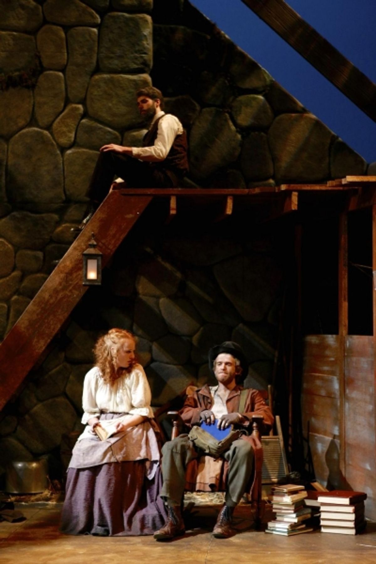 Whitney Crowder (Maire) and Matt Maretz (Jimmy Jack Cassie), Craig Kober (Hugh) at 