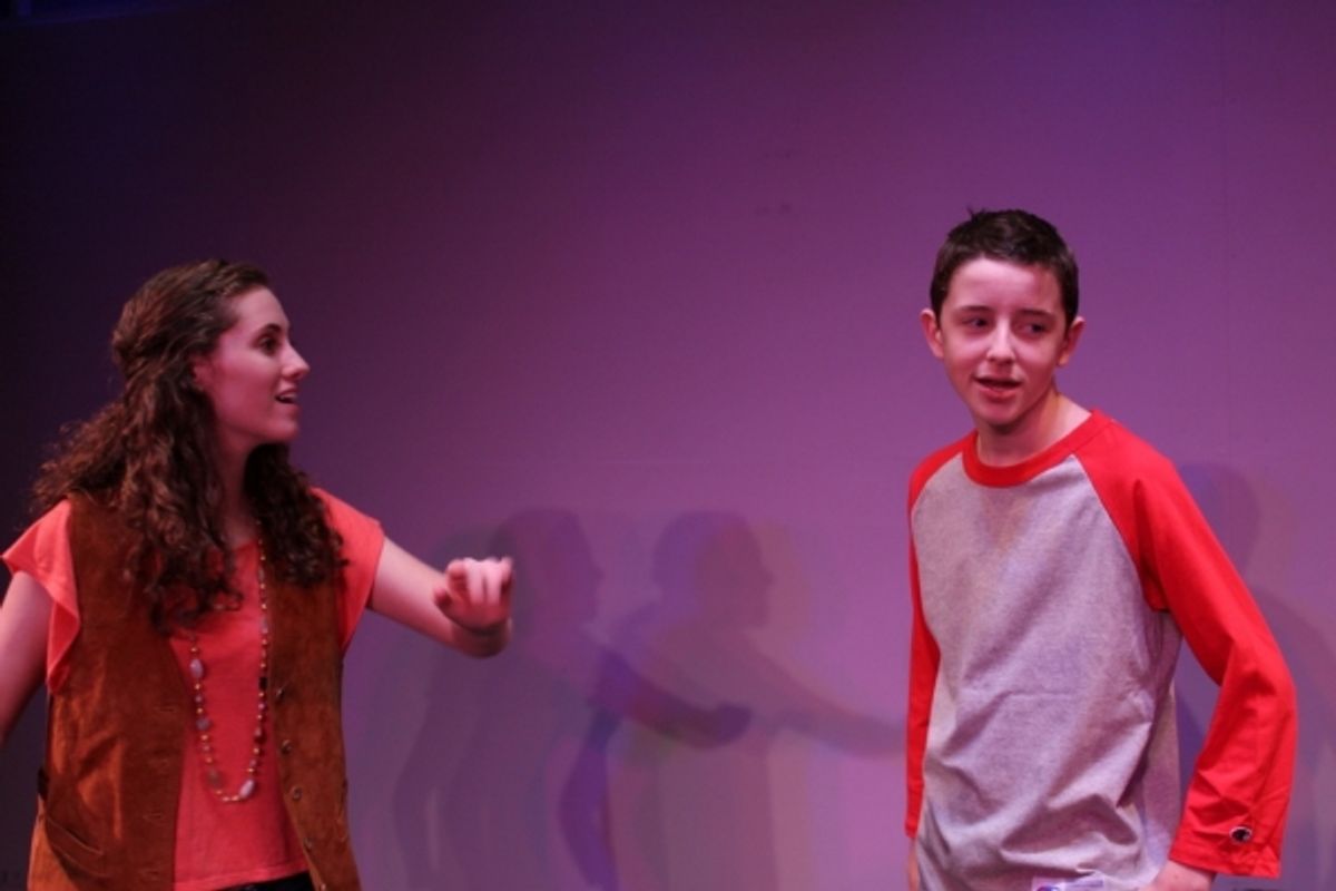 Amy Swartz as Patrice and tyler Montgomery as evan at 
