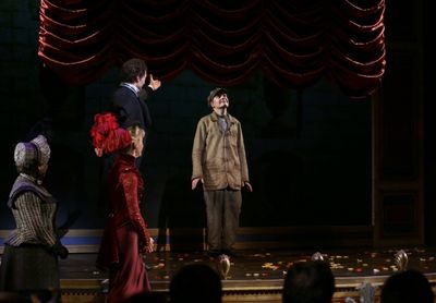Bryce Pinkham and Jefferson Mays with cast  Photo
