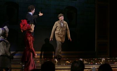 Bryce Pinkham and Jefferson Mays with cast  Photo
