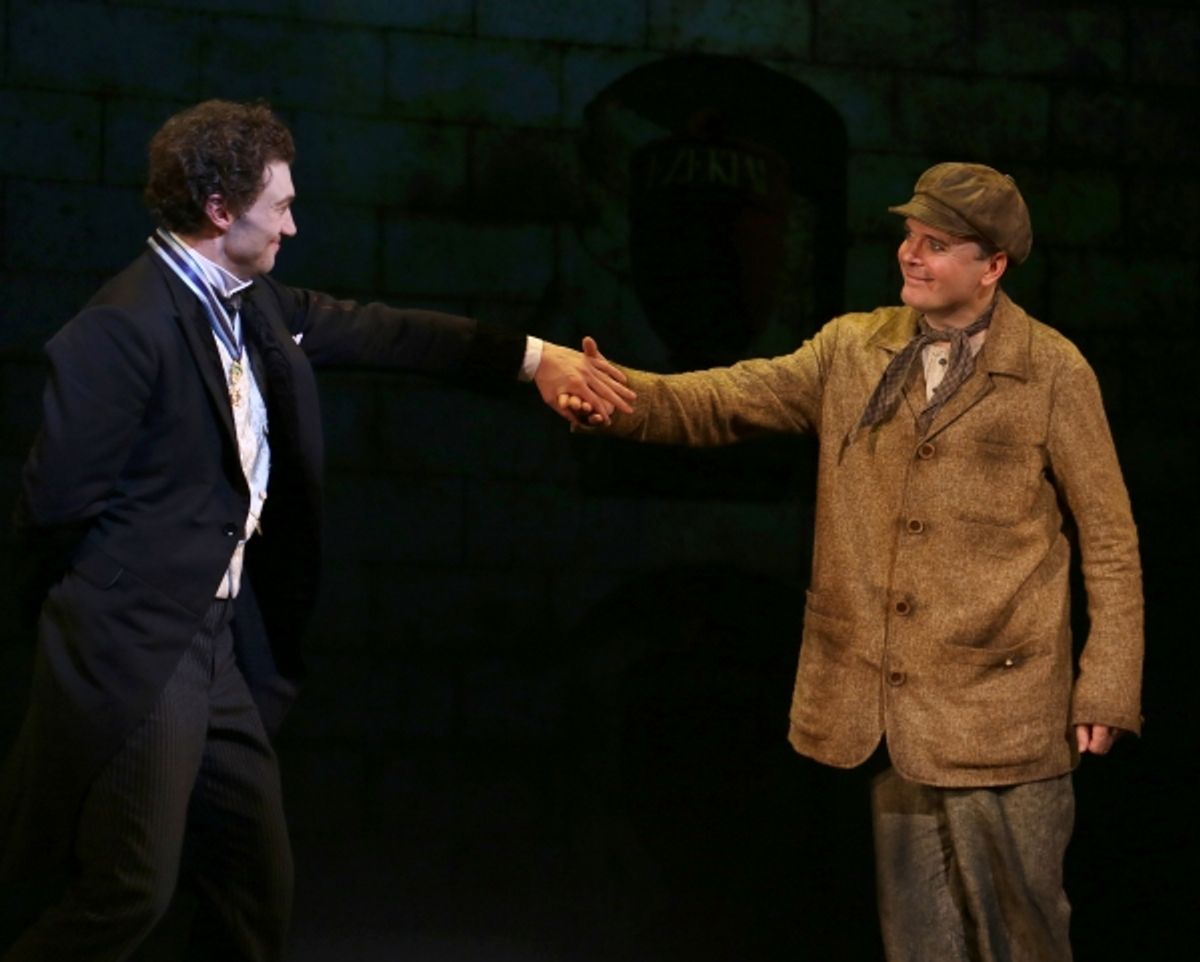 Bryce Pinkham and Jefferson Mays  at 