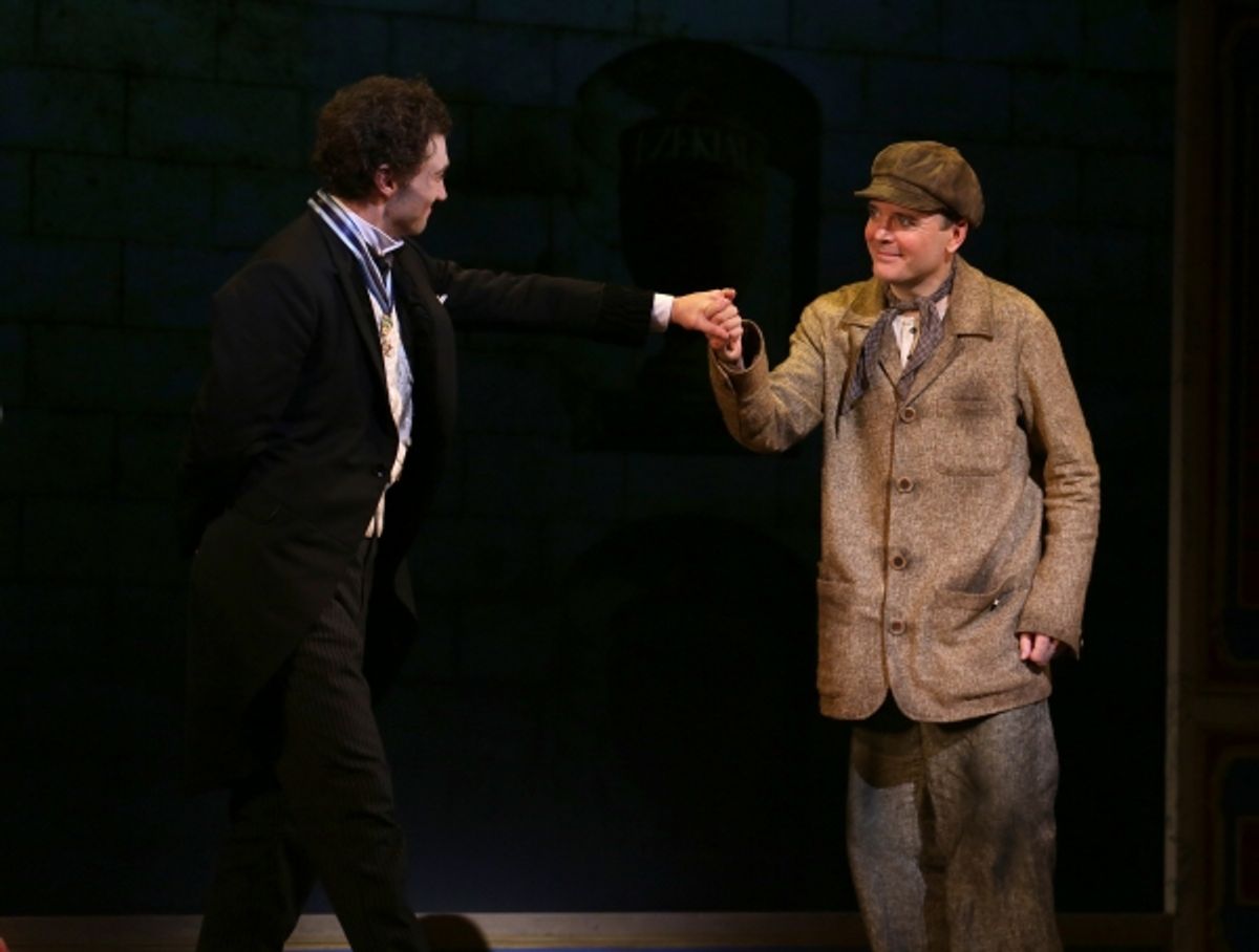 Bryce Pinkham and Jefferson Mays at 