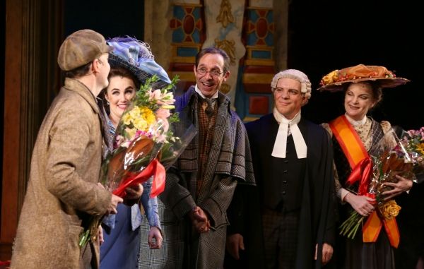 Jefferson Mays, Lauren Worsham, Price Waldman, Eddie Korbich and Jennifer Smith Photo