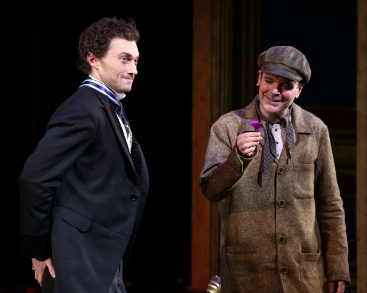 Bryce Pinkham and Jefferson Mays  at 