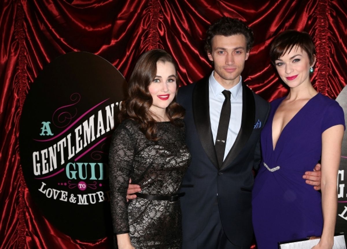 Lauren Worsham, Bryce Pinkham and Lisa O''Hare   at 