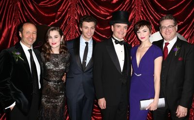Steven Lutvak, Lauren Worsham, Bryce Pinkham, Jefferson Mays, Lisa O''Hare and Robert Photo