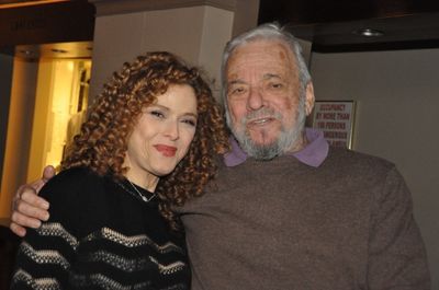 Bernadette Peters and Stephen Sondheim Photo