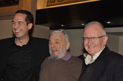 Parker Esse, Stephen Sondheim and John Doyle Photo