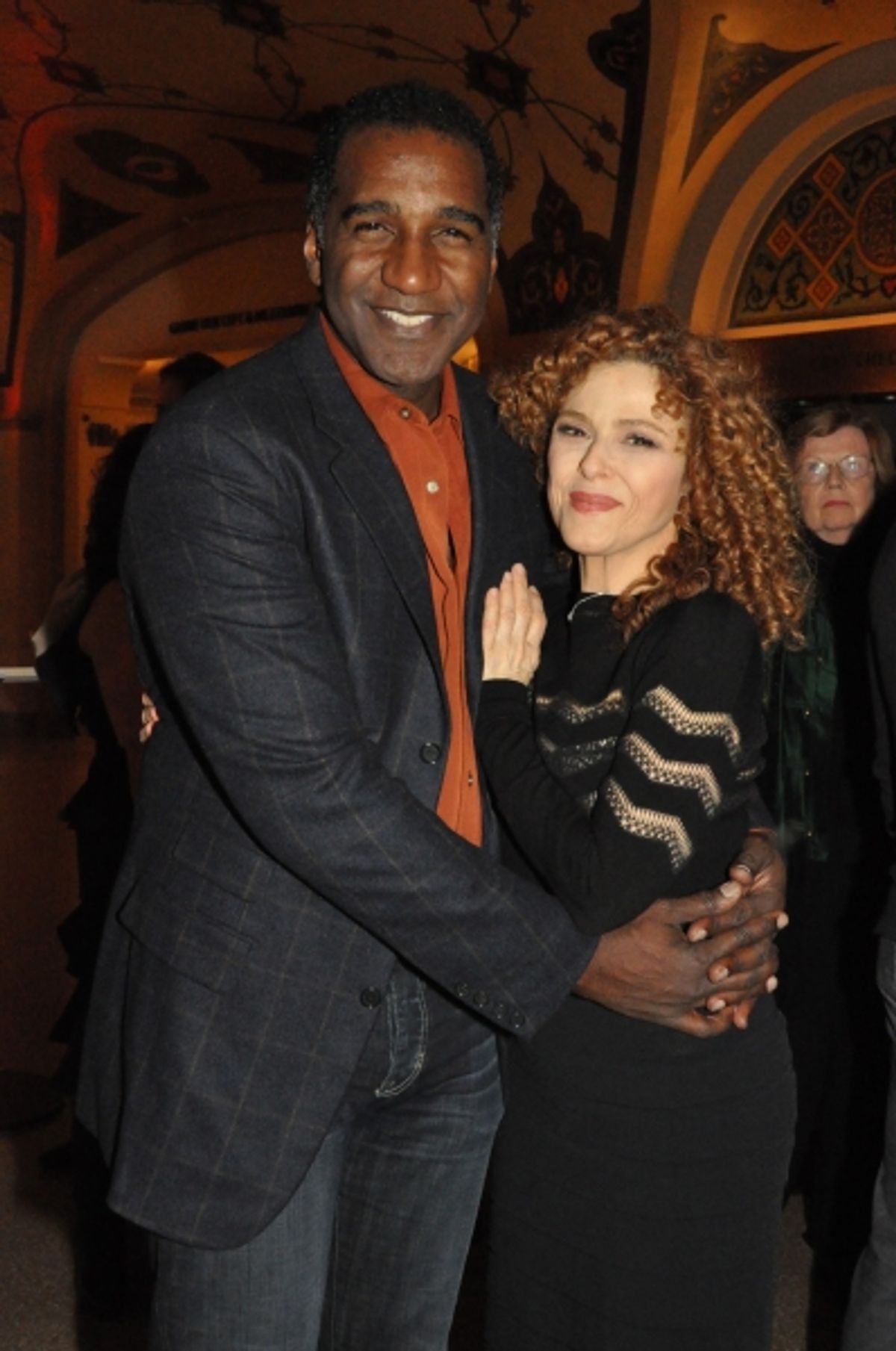 Norm Lewis and Bernadette Peters at 