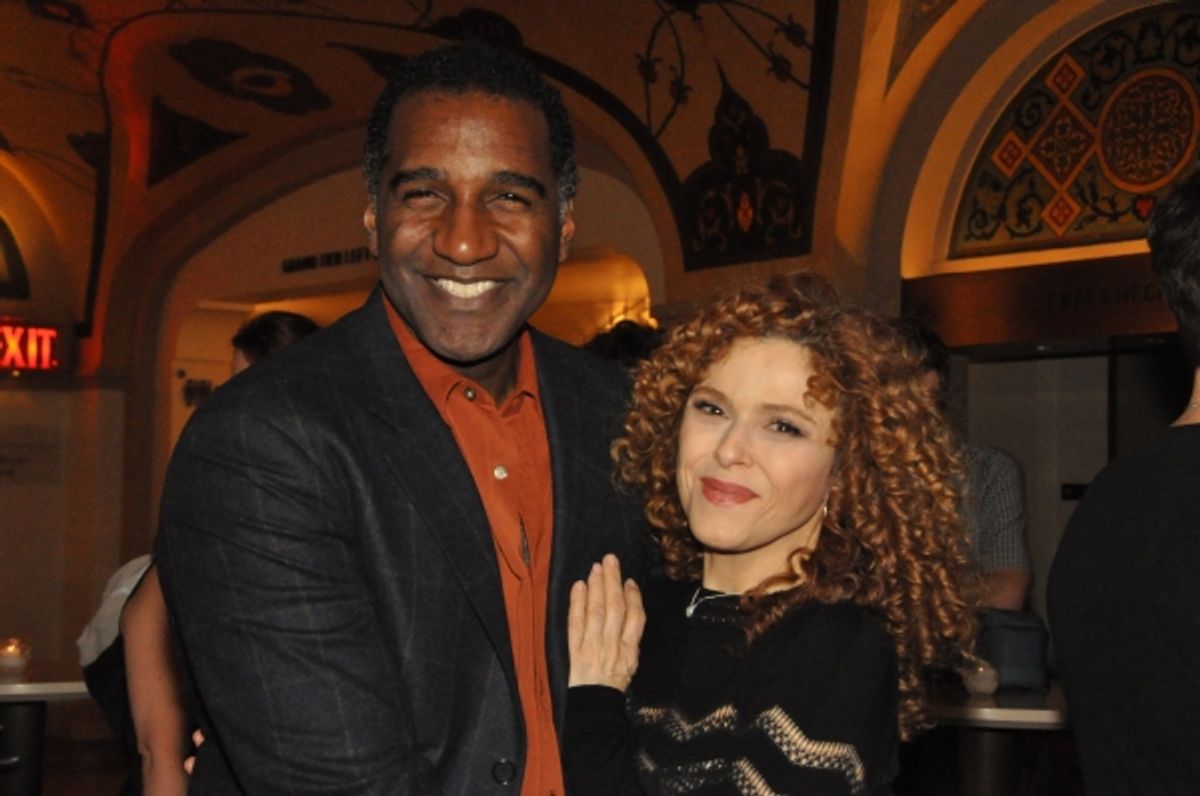 Norm Lewis and Bernadette Peters at 