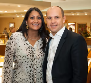 Marco Bicego with fan Sushupta Sudarshan @ BroadwayWorld Marco Bicego with fan Sushupta Sudarshan Photo