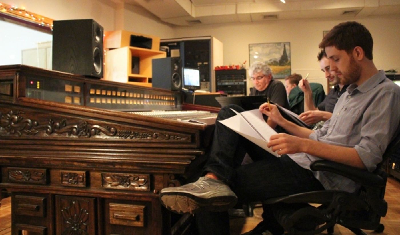 Photo Coverage: In the Recording Studio with MURDER FOR TWO!  Image
