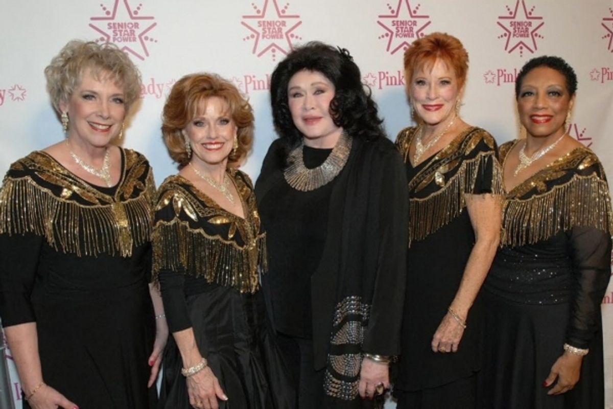 Bobbi Stamm, Susie McIver Ewing, Barbara Van Orden, Kit Smythe and Anna Pagan at 