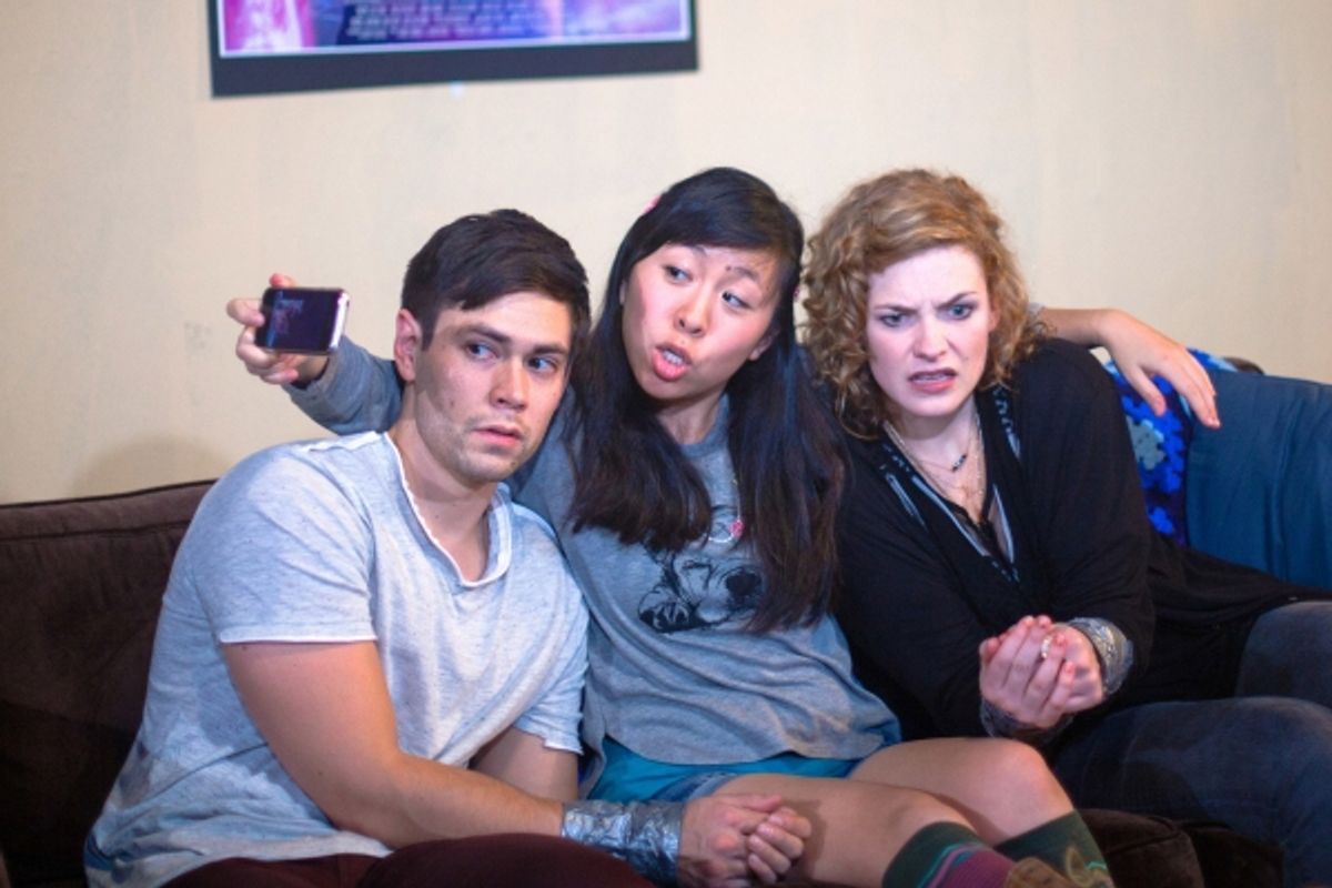 Nick Delehanty, Stephanie Shum and Mary Williamson at 