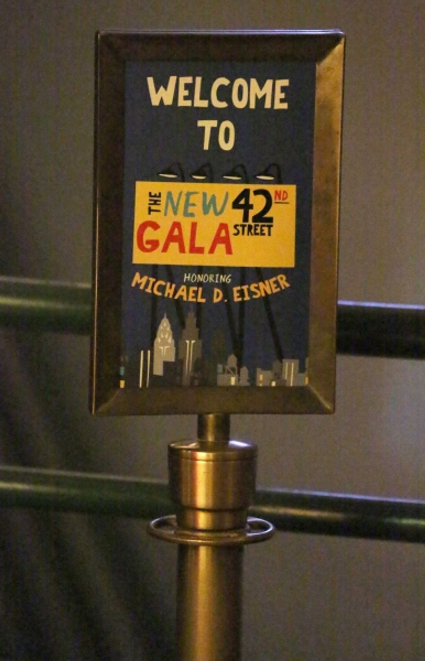 Photo Coverage: Michael Eisner Honored at New 42nd St. Gala- Inside the Curtain Call  Image