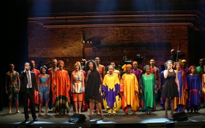 Josh Strickland, Heather Headley, Ashley Brown and Cast  Photo
