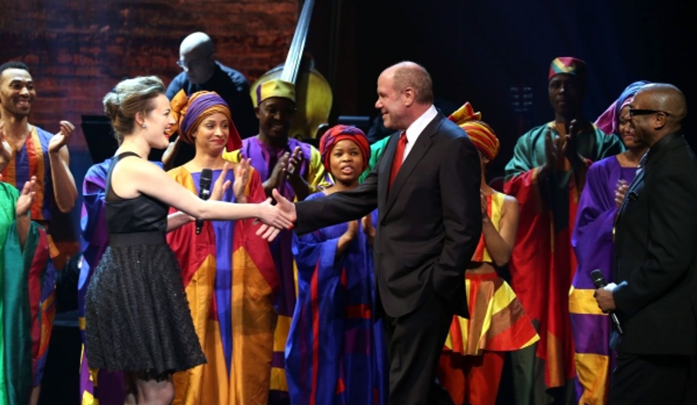 Photo Coverage: Michael Eisner Honored at New 42nd St. Gala- Inside the Curtain Call  Image