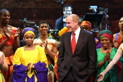Michael D. Eisner and Cast  Photo