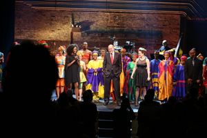 Heather Headley, Michael Eisner, Ashley Brown, Alton Fitzgerald White and Cast @ BroadwayWorld Heather Headley, Michael Eisner, Ashley Brown, Alton Fitzgerald White and Cast Photo