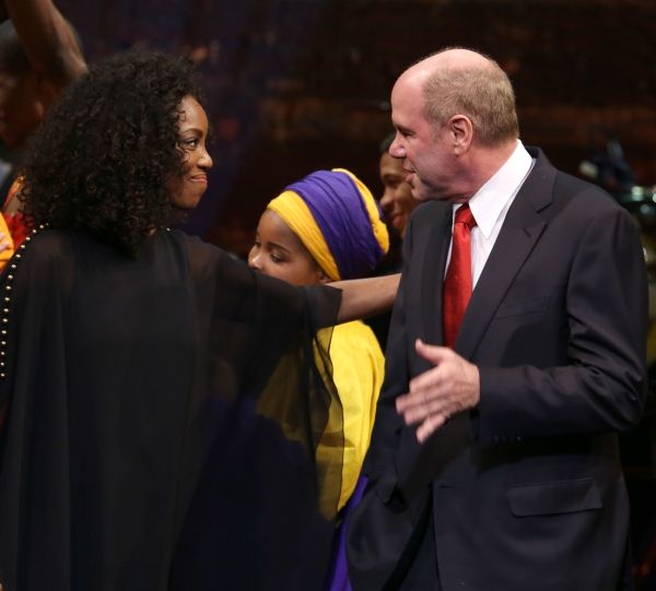 Heather Headley and Michael Eisner Photo