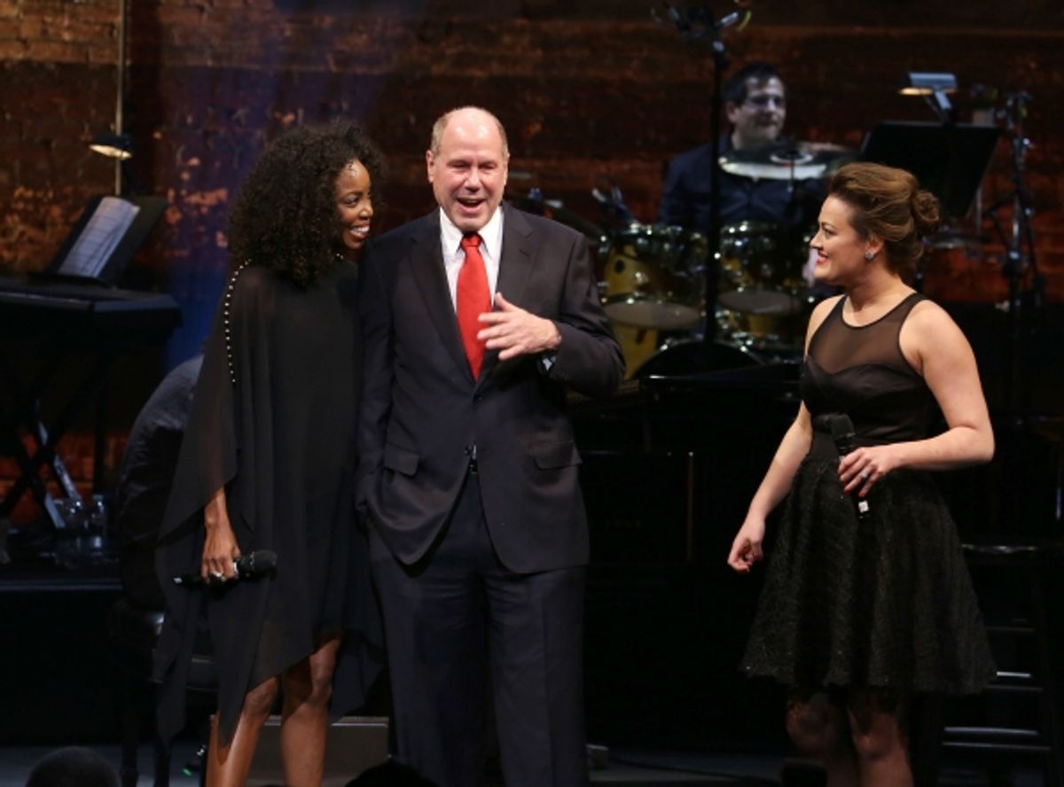 Heather Headley, Michael Eisner and Ashley Brown  at 