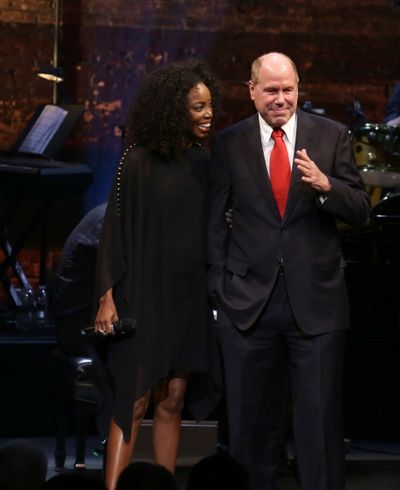 Heather Headley and Michael Eisner   Photo