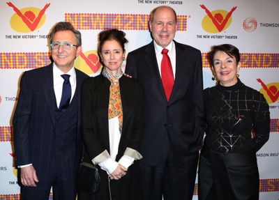 Thomas Schumacher, Julie Taymor, Michael D. Eisner and Cora Cahan  Photo