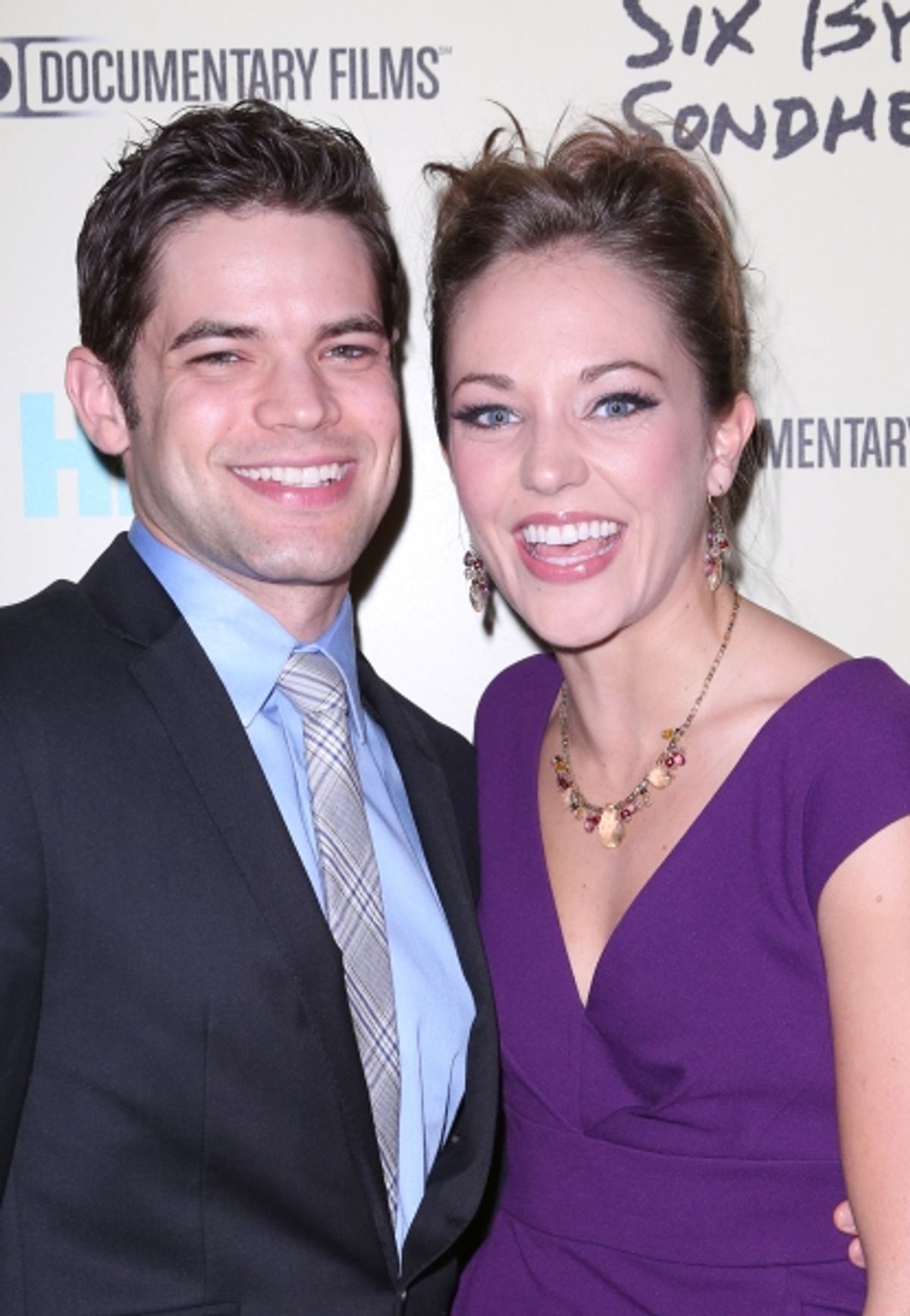 Jeremy Jordan and Laura Osnes   at 