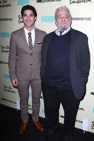 Darren Criss and Stephen Sondheim  Photo