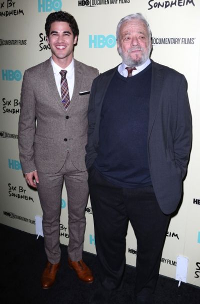 Darren Criss and Stephen Sondheim  Photo