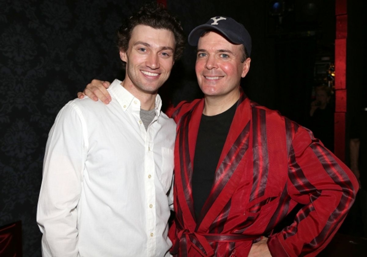 Bryce Pinkham and Jefferson Mays  at 