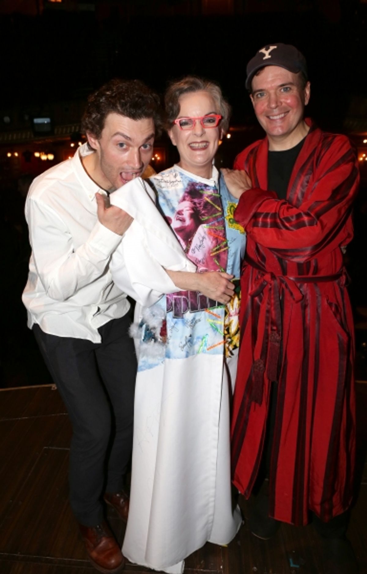 Bryce Pinkham, Jennifer Smith and Jefferson Mays  at 