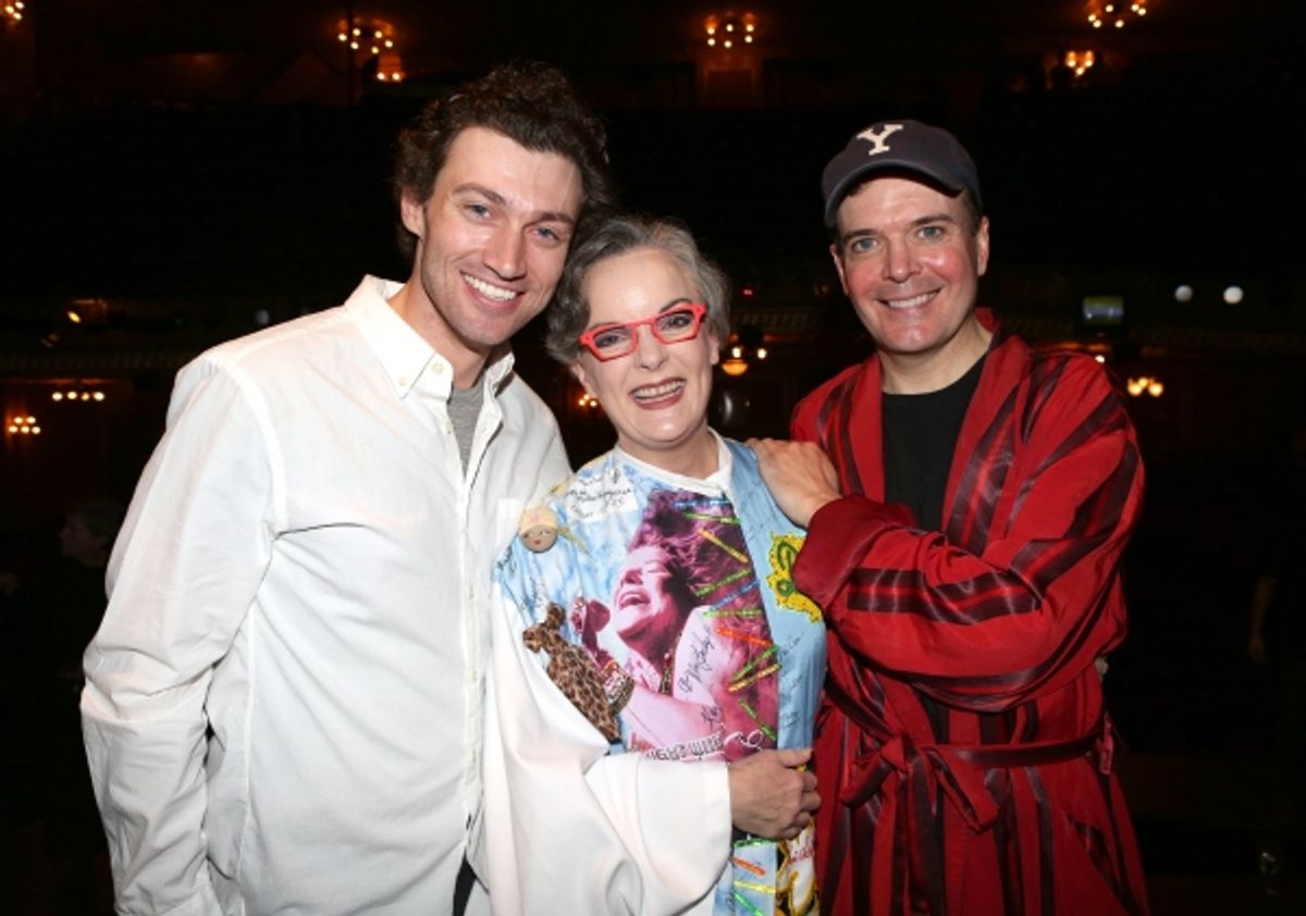 Bryce Pinkham, Jennifer Smith and Jefferson Mays  at 