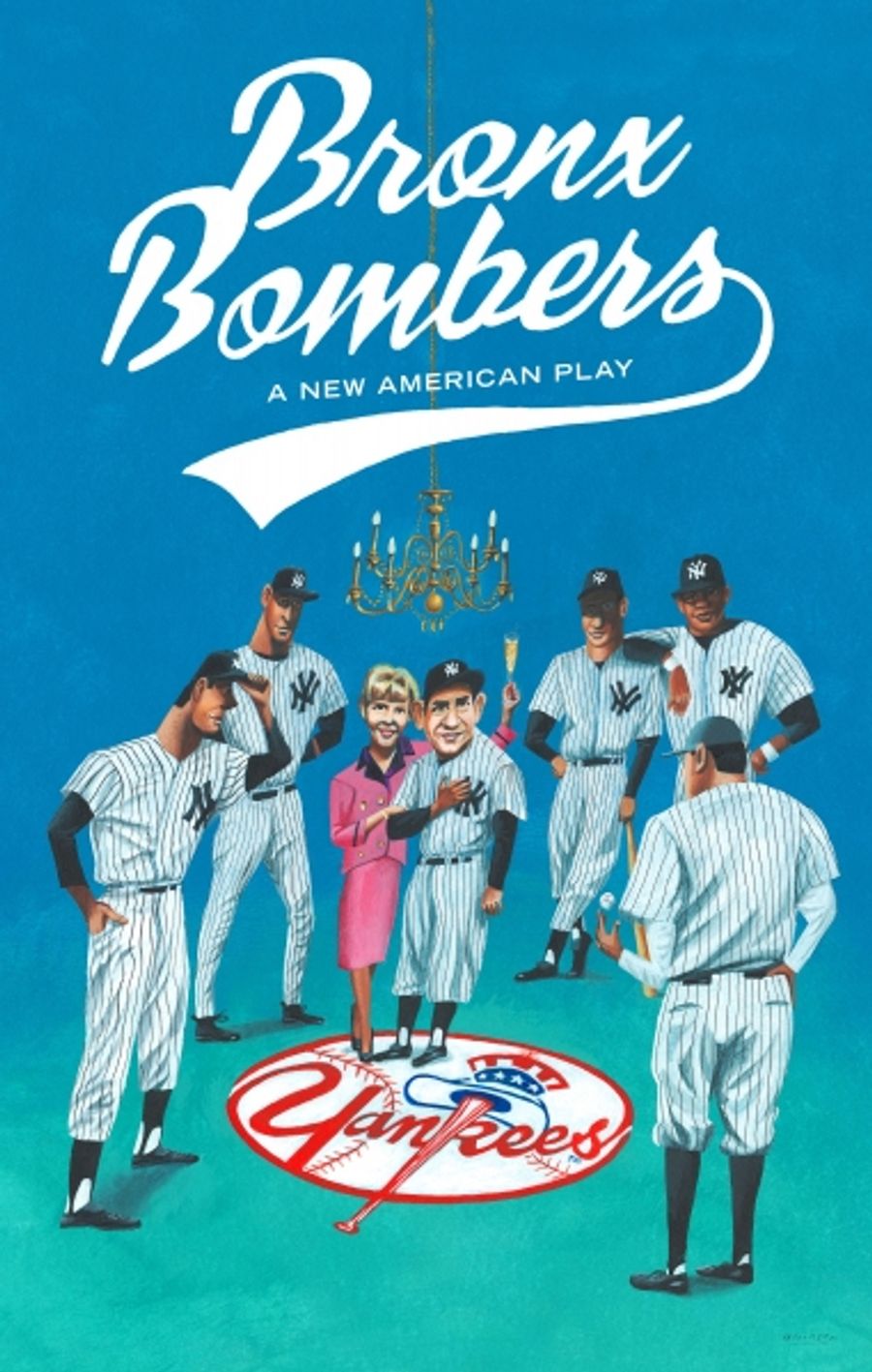Photo Flash: First Look at Broadway Artwork for BRONX BOMBERS Image