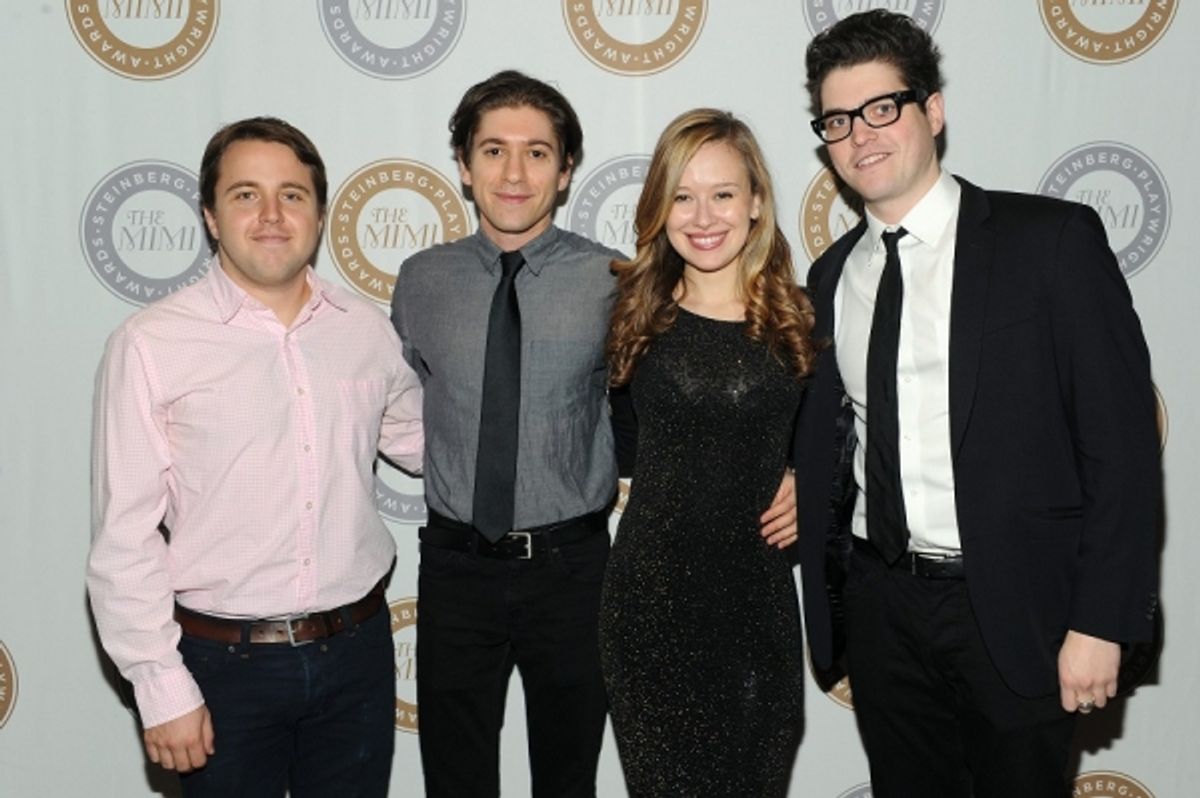 Josh Harmon, Michael Zegen, Molly Ranson,  Phillip Ettinger at 