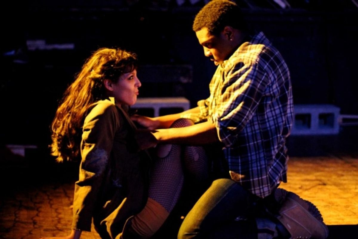 Alyssa Vera Ramos and Brandon Holmes at 