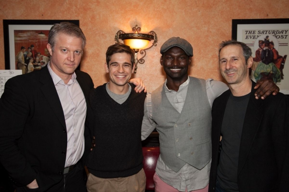C.J. Wilson,  Jason Ralph, Isaiah Johnson & Rich Topol at 