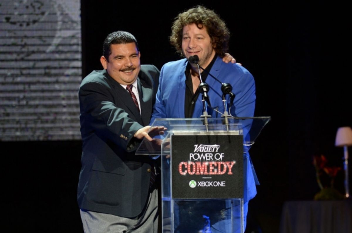 Guillermo Rodriguez & Host Jeff Ross at 