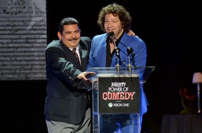 Guillermo Rodriguez & Host Jeff Ross Photo